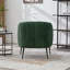 Chaise d'appoint rembourrée demi-tonneau-1415552751