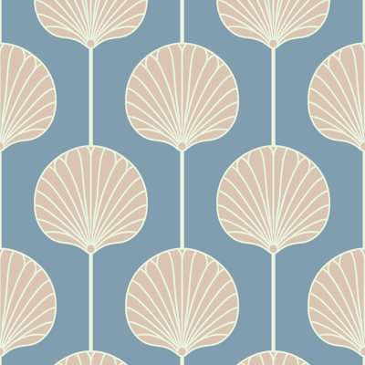 Deco Lily Large - Wallpaper
