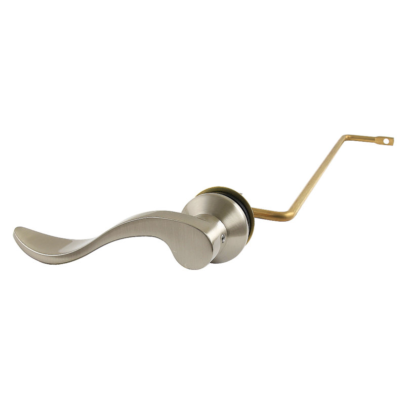 Kingston Brass NuWave Side Mount Toilet Tank Lever, Brushed Nickel