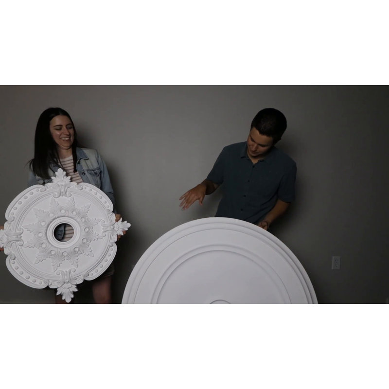 Edinburgh 18'' White Urethane Split Ceiling Medallion