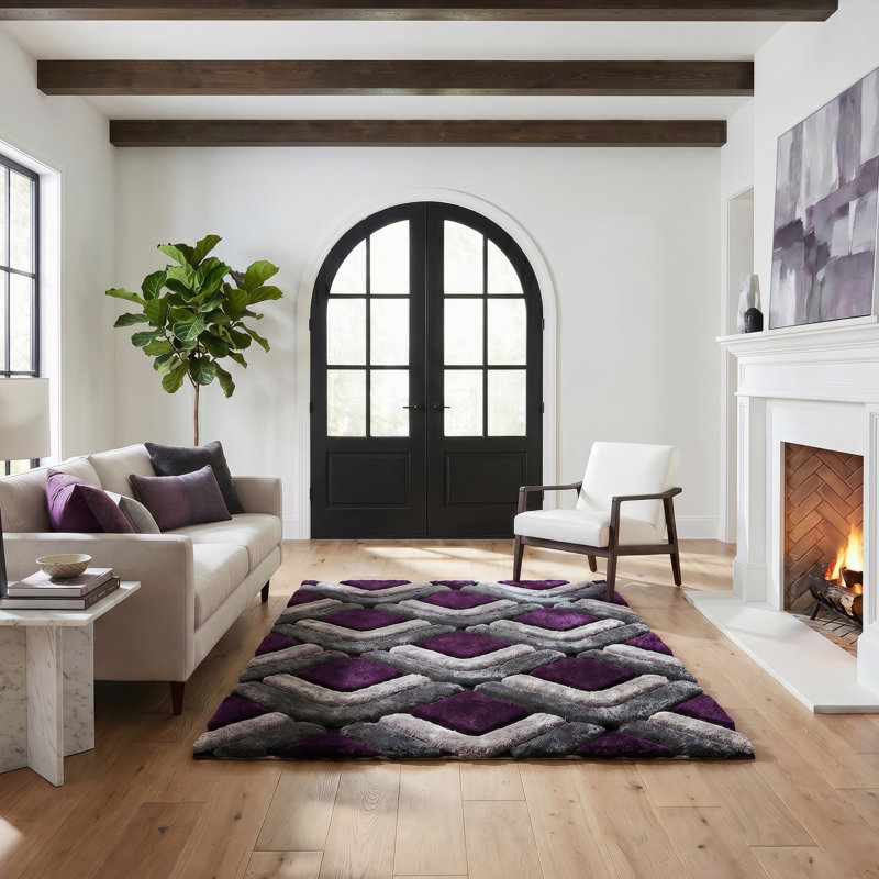 Tapis prune Corey-Leigh, Rectangle 5 pi x 7 pi