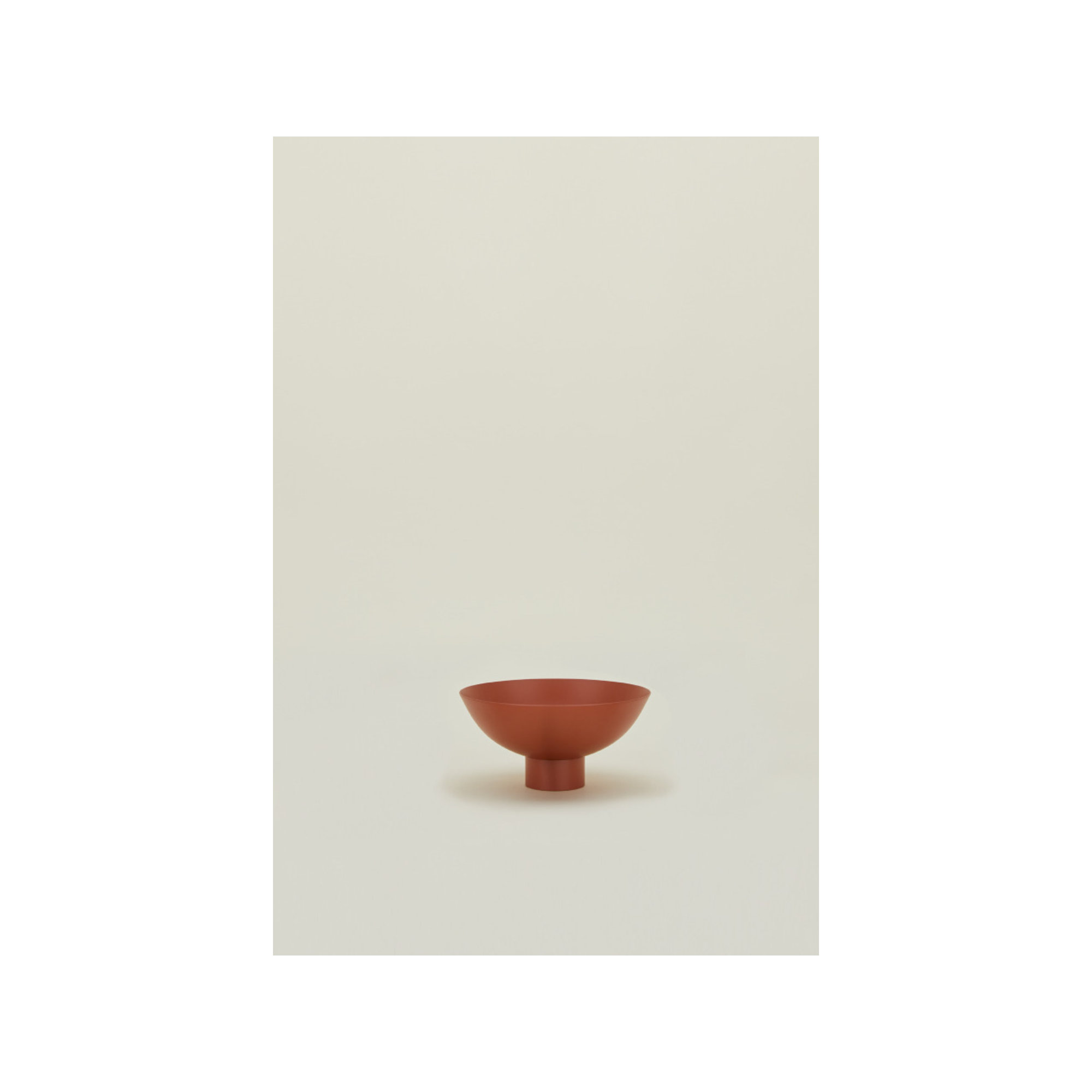 Essential Footed Bowl - Large, Terracotta, 2" H x 4" W