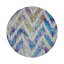 Chevron Opulence Vegan Leather Round Coasters-449552566