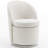 Swivel Barrel Chair Boucle Upholstered Accent Chair With High Back-451776879