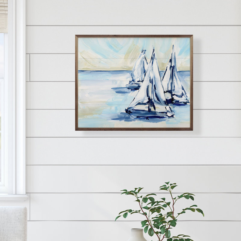 Voile sur verre par Emily Wood, H 8 po x l 10 po