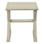 Table d'appoint, table de bout, table d'appoint, carré, table de chevet, chambre à coucher, lampe, placage blanc antique, transitionnel-269912030