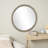 Metal Room Wall Mirror with Bead Detailing-72058570