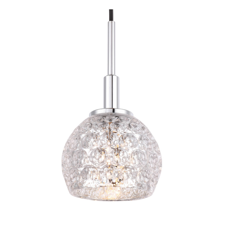 Luminaire suspendu sphère 1 lumière Herr, Bronze, Mercure, Halogène