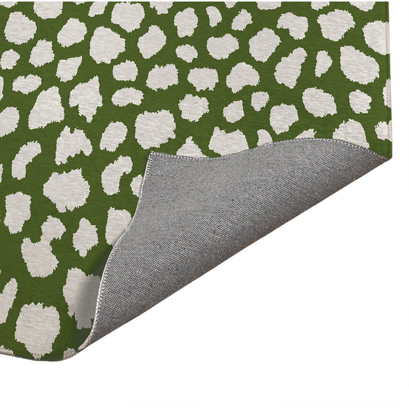 Paillasson Animal, Vert olive, 72" W x 48" L