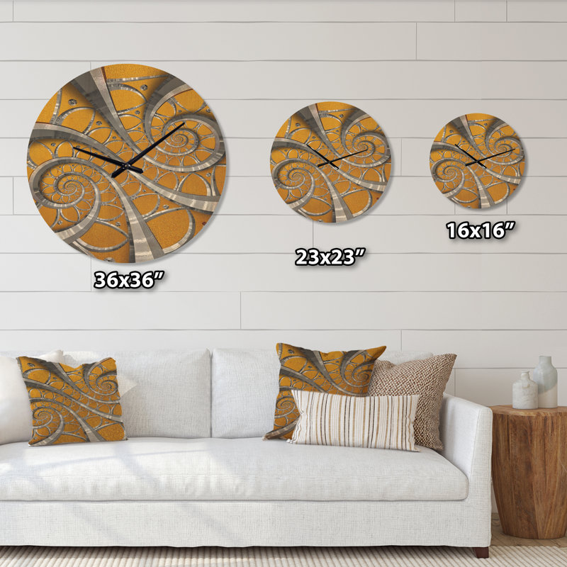 Horloge murale en bois, Moyen