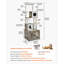 185cm H Cat Tree