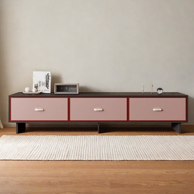 Meuble télé en bois de style nordique minimaliste