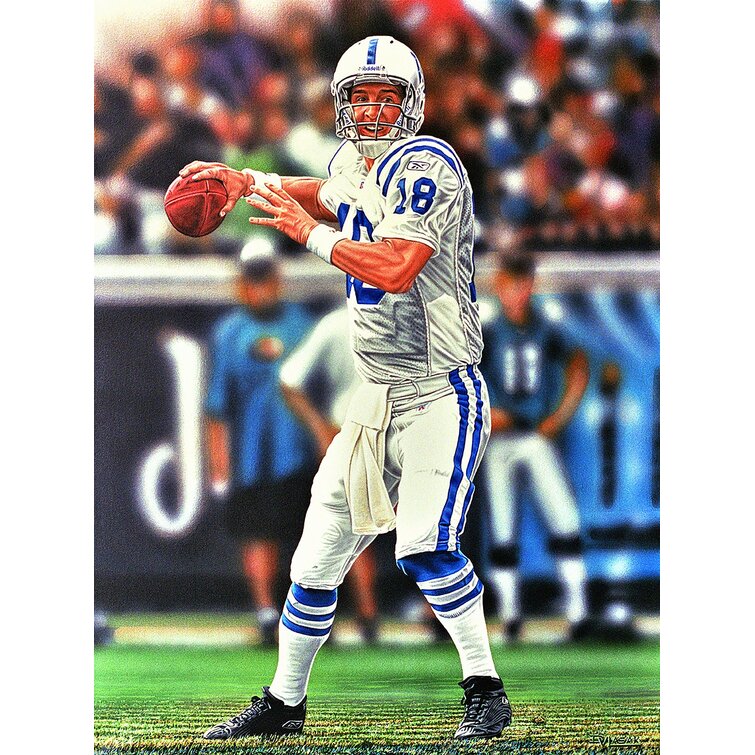 Buy Peyton Manning Indianapolis Colts Art Photo Print. Online in