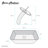 Cascade Rectangular Glass Vessel Sink with Faucet