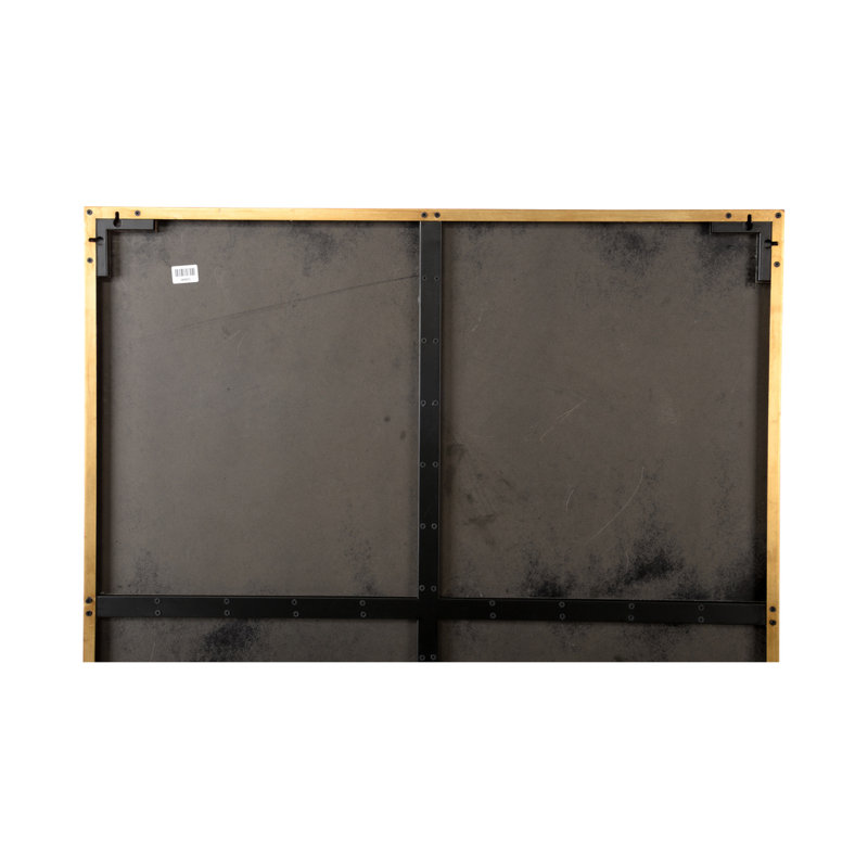 Madison Marbleized Mirror, Gold Leaf