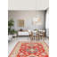 Tapis unique en laine noué à la main 6 pi 9 po x 9 pi 9 po nouvel âge Odda