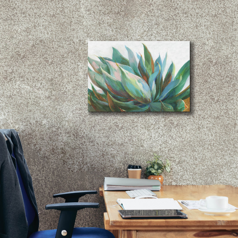 «Agave» par Danhui Nai, art mural sur toile, H 18 po x l 26 po
