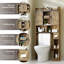 Armoire de rangement au-dessus de la toilette-735509971