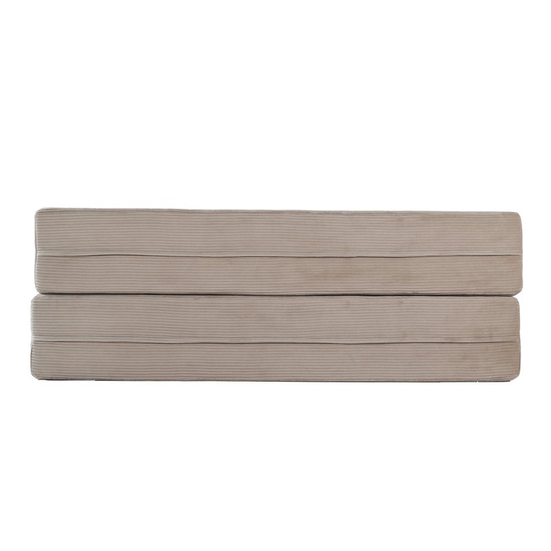 2-In-1 Foldable Sofa Bed, Beige
