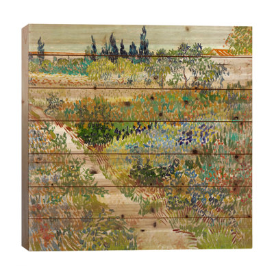 " The Garden at Arles " by Vincent Van Gogh Oil Print
