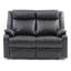 Causeuse élégante noire contemporaine-1019622794