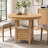 Light Oak Oval 60-Inch Counter Height Extension Dining Table