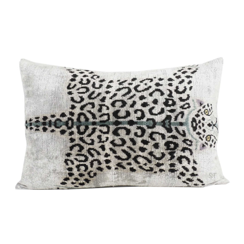 Velvet Lumbar Rectangular Pillow Cover & Insert