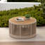 Table basse d'extérieur en rotin et bois d'acacia pour patio-1048911391