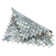 Mother of Pearl 1" x 1" Seashell Fish Scale Mosaic Sheet