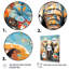 «Grey Creative Tusks Abstract Elephant Art I», art mural éléphant-677627665-677627676