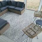 Silva Gray/White Indoor/Outdoor Rug & Reviews | AllModern