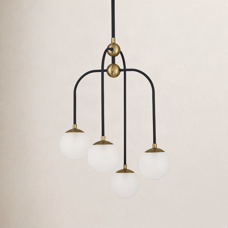 Randal 4 - Light Cluster Modern Linear Chandelier