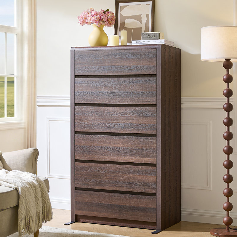 Commode 6 tiroirs, Noyer