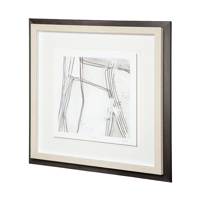«Custom Abstract Logic III» par June Vess, reproduction d'art encadrée sous verre, Custom Abstract Logic II