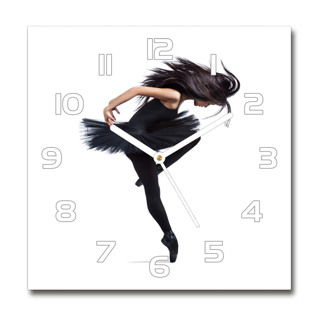 Analoge Wanduhr Ballerina 60 cm Geräuschlos