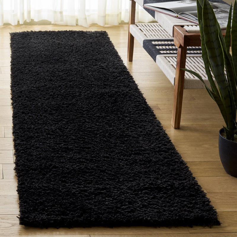 Atlantis Shag 100 Performance Solid Color Rug, 2'-2" X 8'-0" Runner