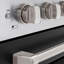 ZLINE 48 in. 6.7 cu. ft. Satin Stainless Steel Paramount Induction Range with Black Matte Doors