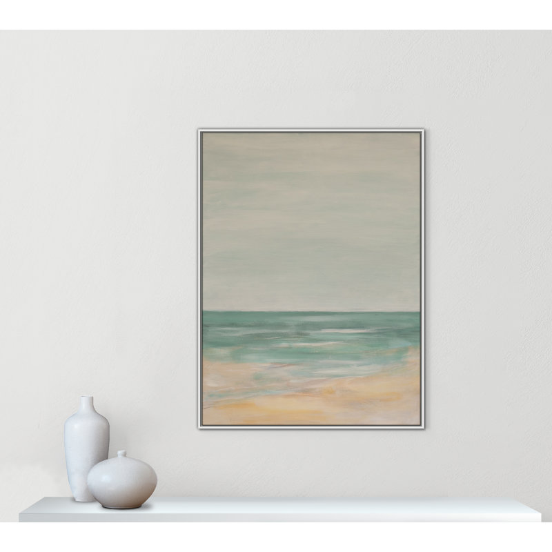 Horizon - Portrait Version Print par S.H. Khân, Flotteur blanc, L 37,5 po x H 49,5 po