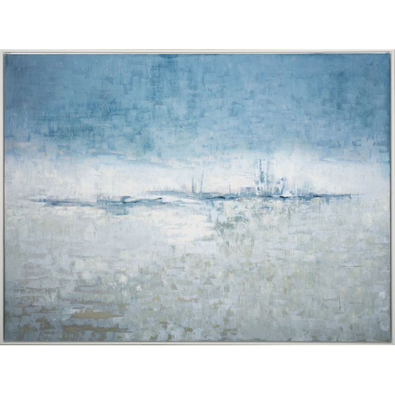 Gray Horizon Print by Lisa Cuscuna