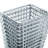 Vase - Set of 3 - 5.5" x 4" x 9" - Clear