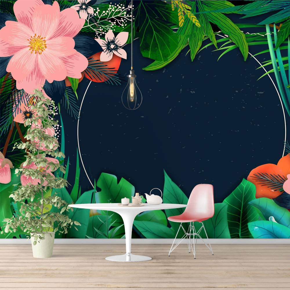 Peel & Stick Floral Border IDEA4WALL 