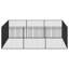 Veasley 100cm H Galvanised Steel Exercise Pen