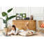 Wall Mounted bulletin board print decorative wall message pin boards home office corkboard Waterfall in forest
