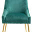 Chaise d'appoint rembourrée en velours Breionna-1128273205
