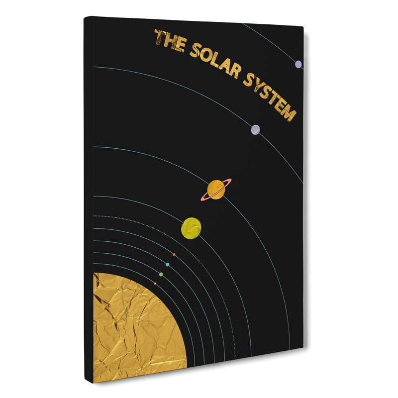The Solar System - Wrapped Canvas, 60cm H x 40cm W x 3cm D