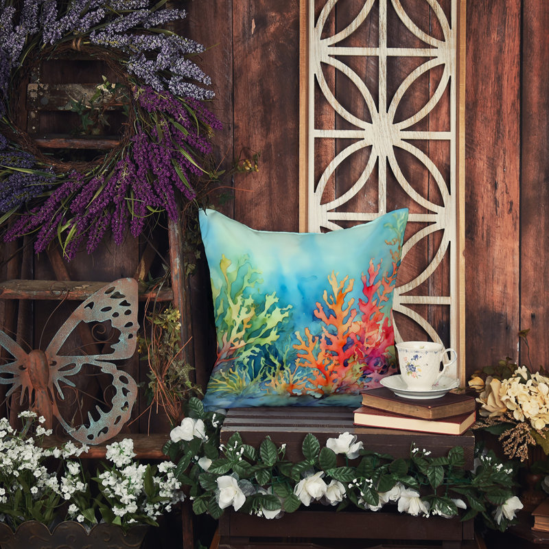Coussin décoratif intérieur / extérieur Nautical, H 14 po x l 14 po