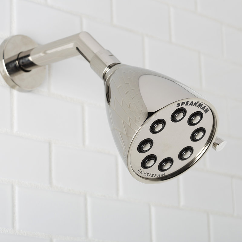 Icon Anystream Multi Function Adjustable Shower Head, Polished Nickel