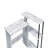 Antique White & Black Finish Writing Desk-1664407354
