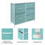 5 Drawers Chest Dresser - Aqua-1279603177