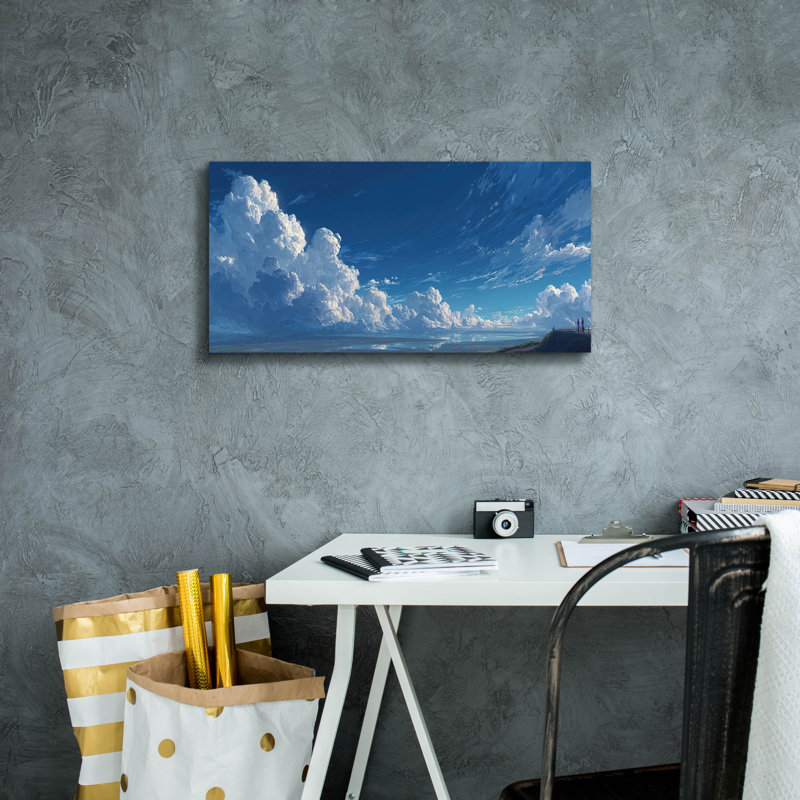  «Summit Together» par Ann Klee, art mural sur toile, 24 po x 12 po, H 12 po x l 24 po
